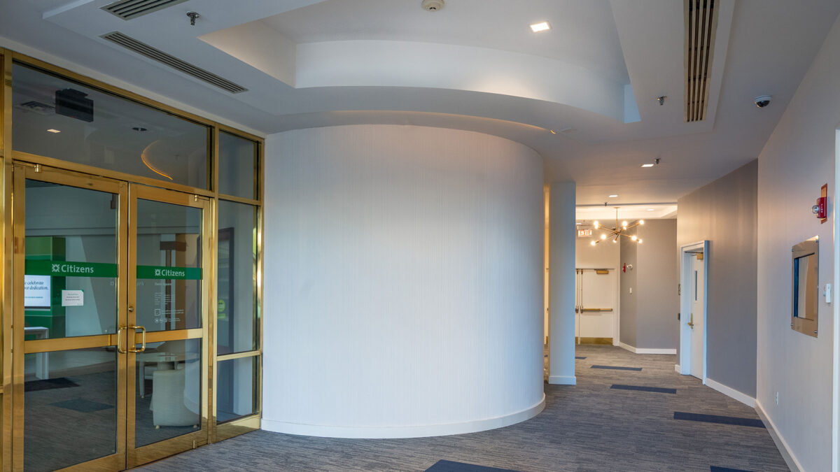 Hallway at 212 Elm Street Davis Square Somerville, MA.