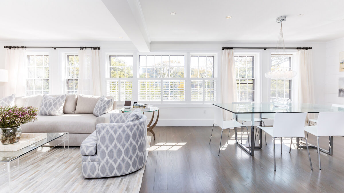 20 Straight Wharf in Nantucket - 2-Bedroom Living Room and Dining Room