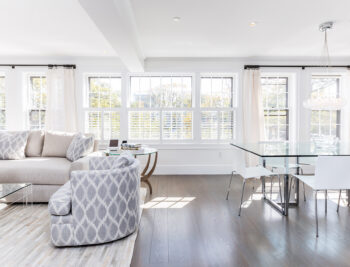 20 Straight Wharf in Nantucket - 2-Bedroom Living Room and Dining Room