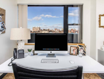 Office with a view at 745 Boylston Street in Boston's Back Bay.