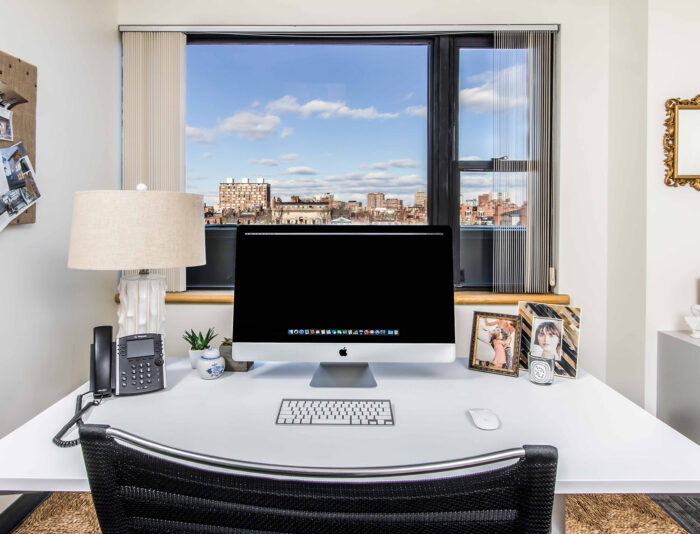 Office with a view at 745 Boylston Street in Boston's Back Bay.