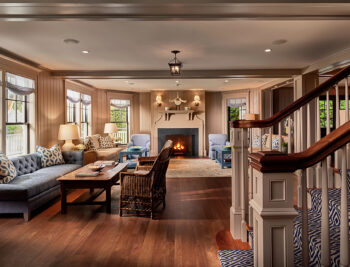 Lobby at Harbor View Hotel on Martha's Vineyard.