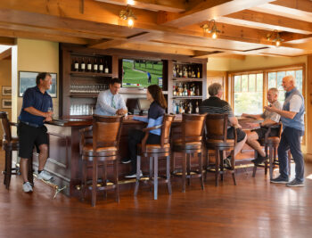 The bar at Lake Winnipesaukee Golf Club.