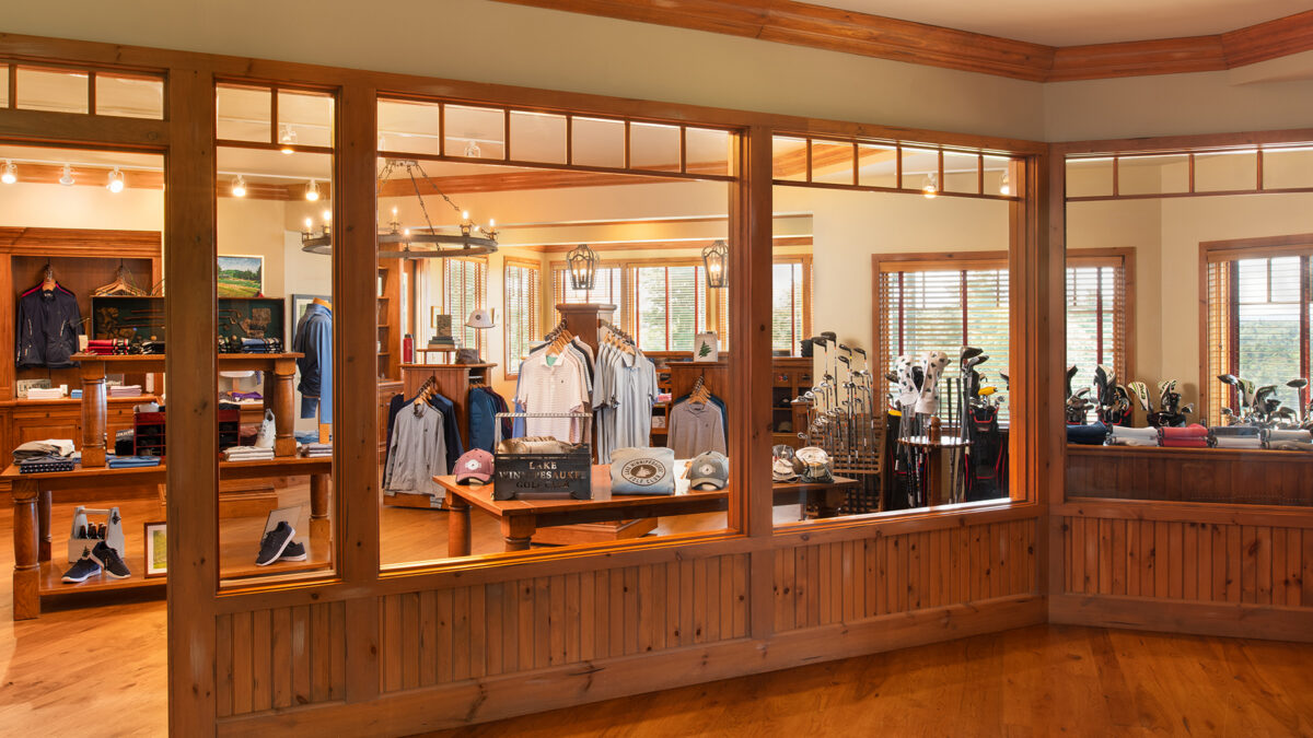 The pro shop at Lake Winnipesaukee Golf Club.