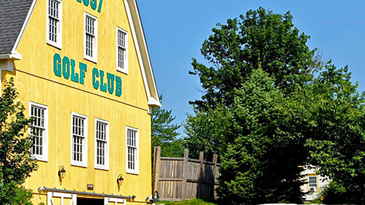 The clubhouse at The Ranch Club in Southwick, MA.