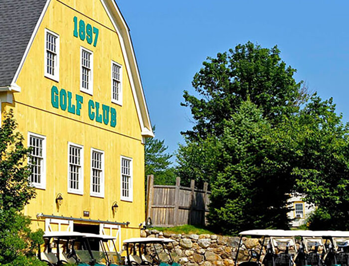 The clubhouse at The Ranch Club in Southwick, MA.