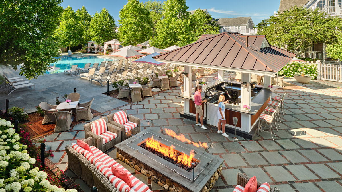 Roxy Pool Bar at Harbor View Hotel on Martha's Vineyard