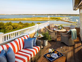 Harbor View Hotel Martha's Vineyard, Skyhouse Deck overlooking Edgartown Harbor